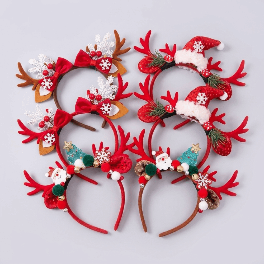 Cute Red Velvet Antler Hairban - đánh giá và giá Reindeer Antlers Headband