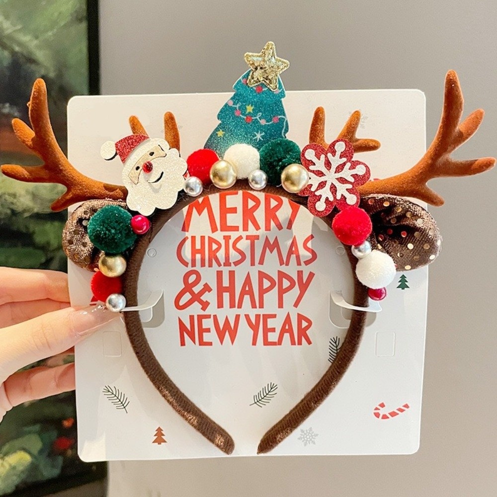 Cute Red Velvet Antler Hairban - đánh giá và giá Reindeer Antlers Headband