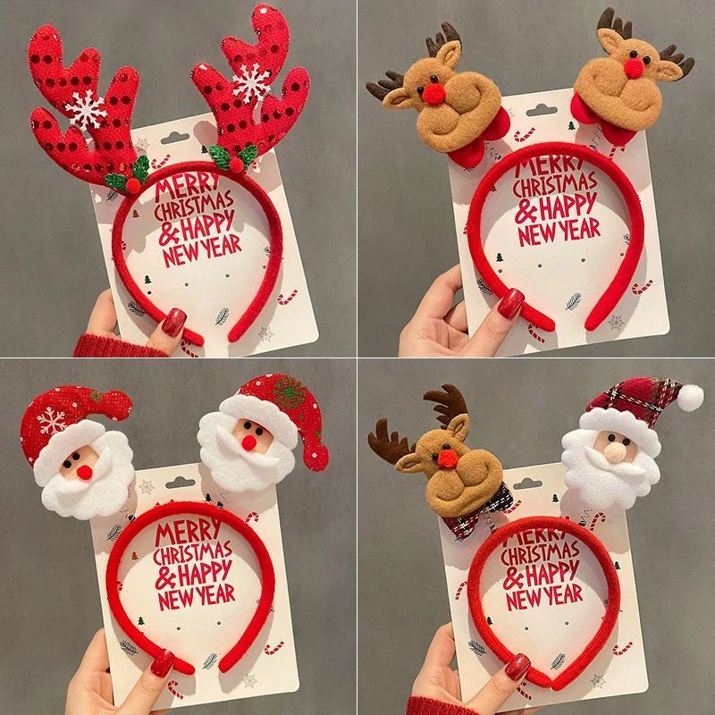 1-10pcs Christmas Headbands Sn - đánh giá và giá Reindeer Antlers Headband