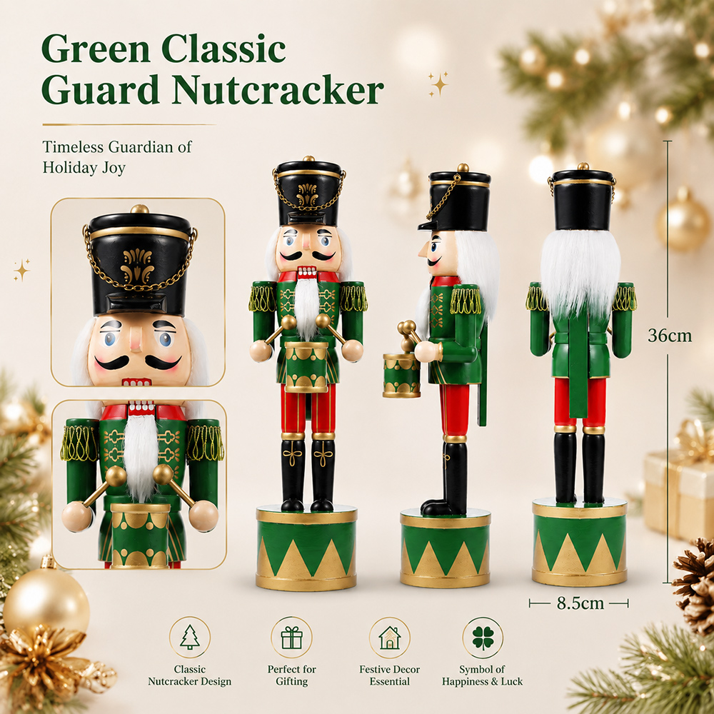 36CM Christmas Nutcracker New  - đánh giá và giá Nutcracker Figurine