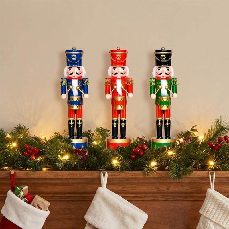 36Cm Gỗ Kẹp Hạt Dẻ Trống Người - đánh giá và giá Nutcracker Figurine