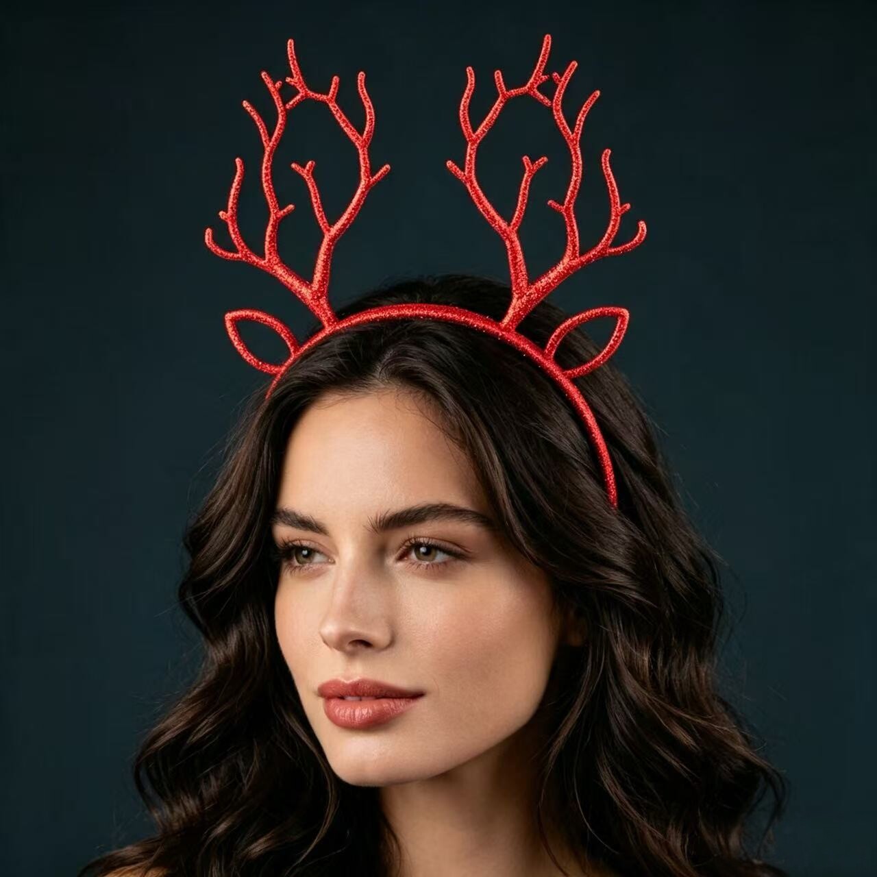 Festive Christmas Glitter Rein - đánh giá và giá Reindeer Antlers Headband
