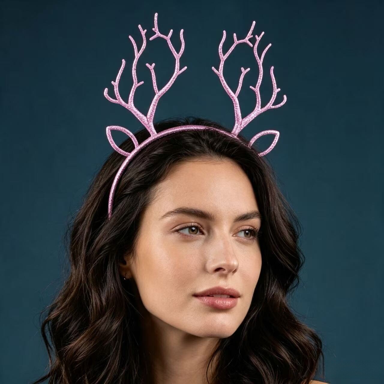 Festive Christmas Glitter Rein - đánh giá và giá Reindeer Antlers Headband