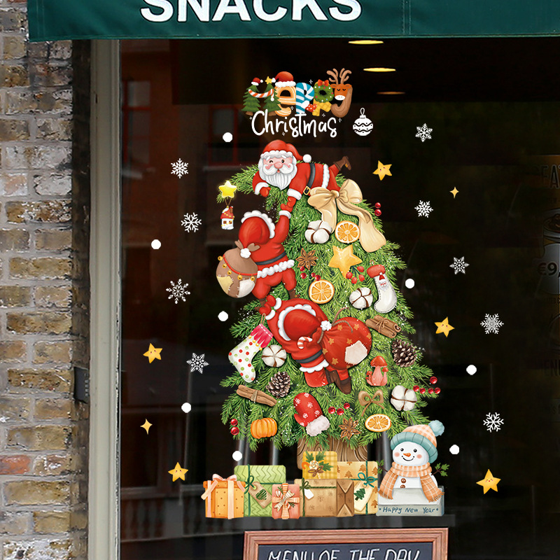 2025 Merry Christmas Window Gl - đánh giá và giá Snowflake Window Decal