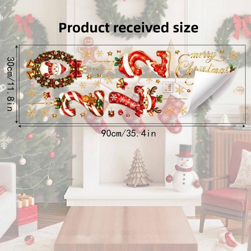 2027 New Year Christmas Static - đánh giá và giá Snowflake Window Decal
