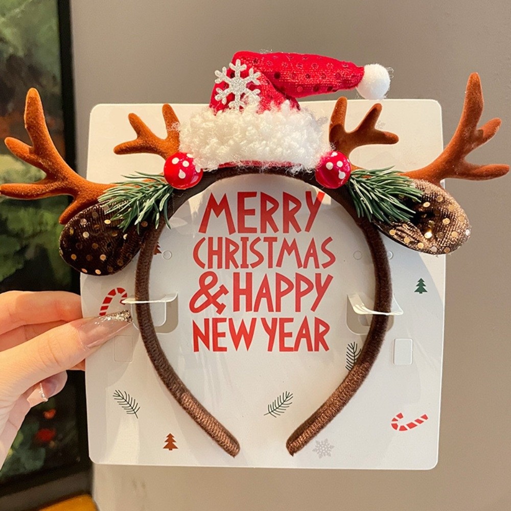 Cosplay Red Velvet Antler Hair - đánh giá và giá Reindeer Antlers Headband