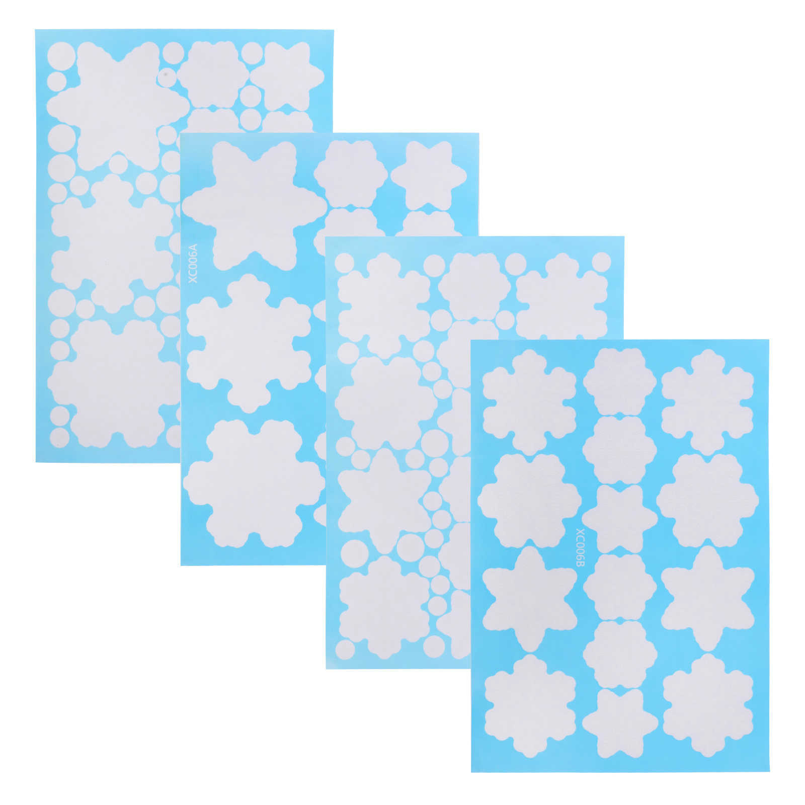 4Sheets Snowflakes Christmas S - đánh giá và giá Snowflake Window Decal
