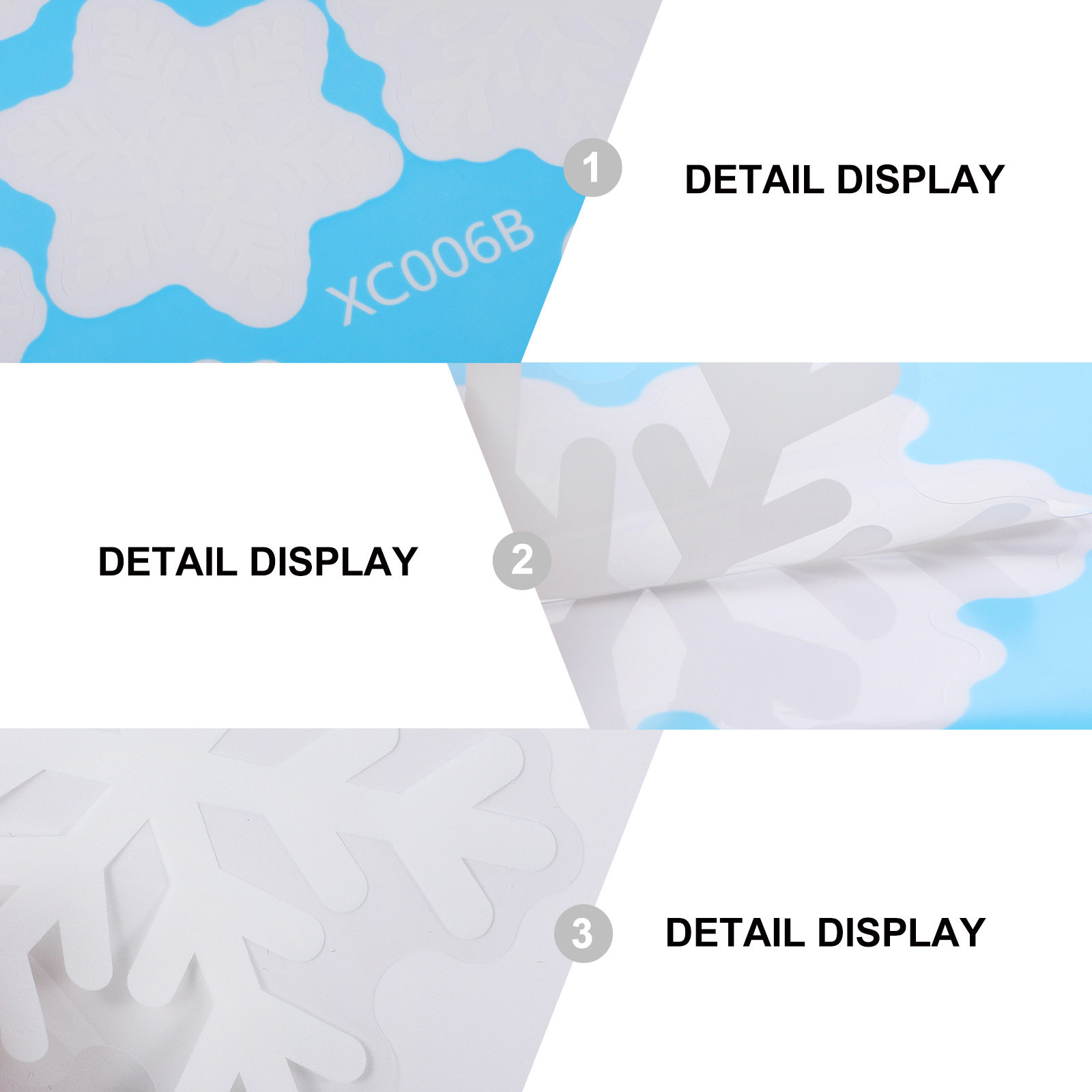4Sheets Snowflakes Christmas S - đánh giá và giá Snowflake Window Decal